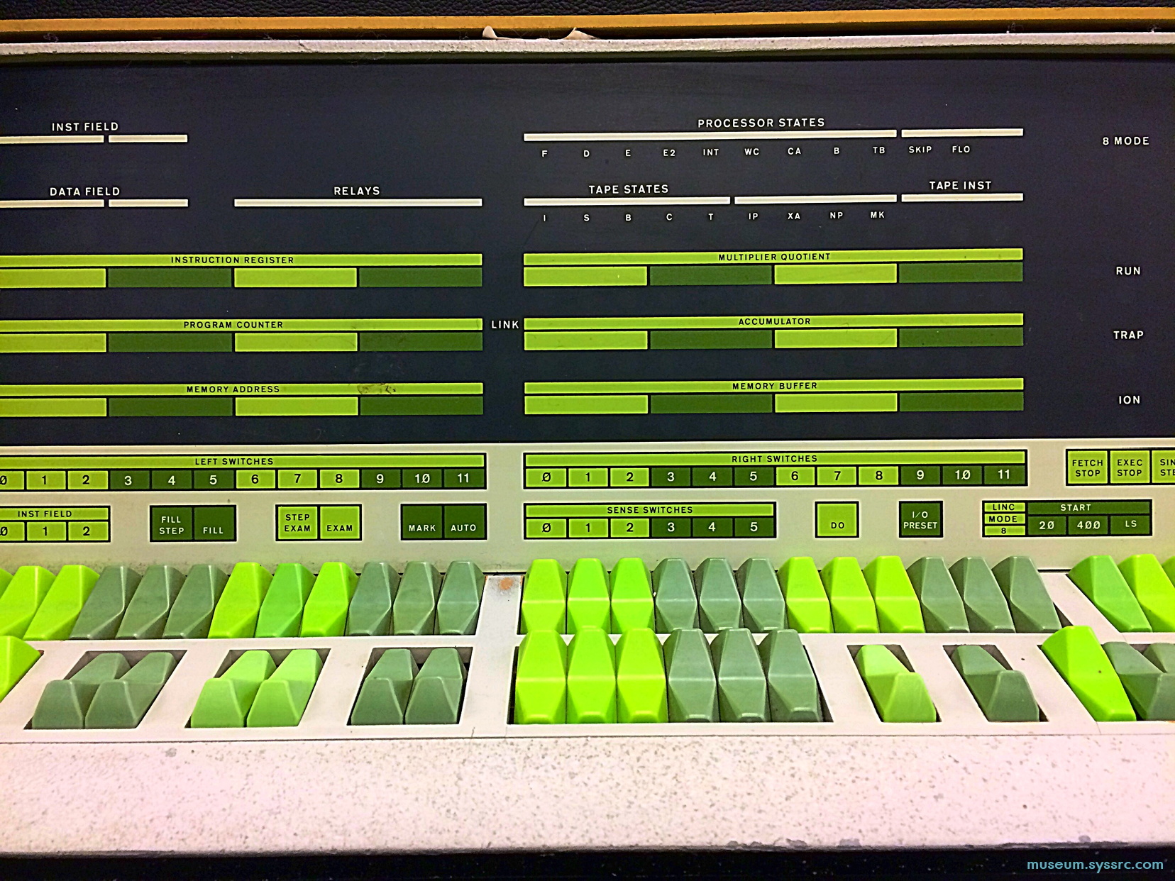 PDP-12 Front Panel